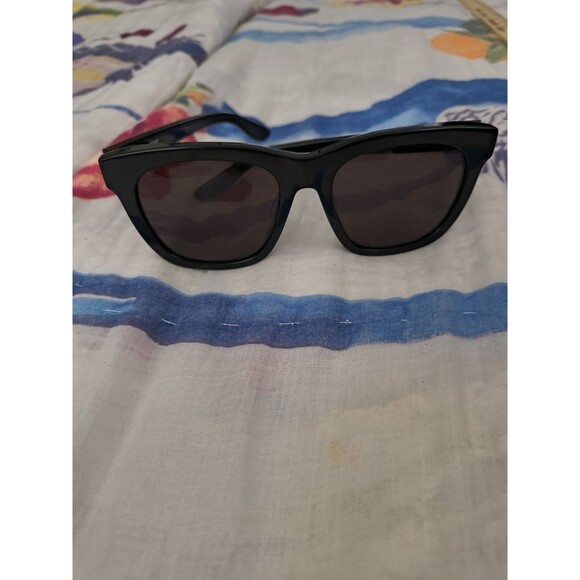$397 Saint Laurent SLM24/K 005 Unisex Black Square Sunglasses Shades‎ 55-19-145 main image 7